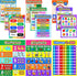 Blulu 12 Pcs Spanish Classroom Posters Learning Decorations for Kids Abecedario Para Niños En Español