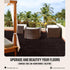 16 16 1 Playsafer Brick Rubber Interlocking Tiles | X | Easy Install for Indoor and Outdoor Use (Brown, Tile)