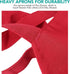 Pack Arkwright Bib Aprons Bulk - Long, Oversized Professional Restaurant Quality, Unisex Kitchen Work Apron for Chefs