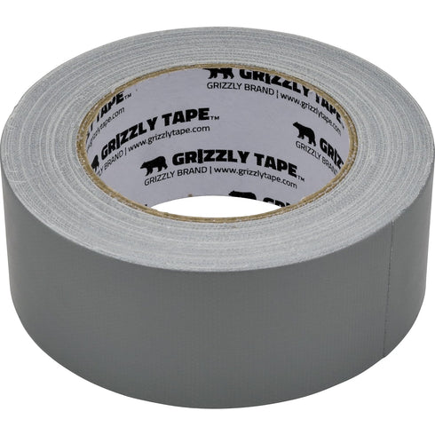 Grizzly Brand Professional Grade Duct Tape, 2-Pack, Silver Color, 1.1mil Thick, 1.88" Wide x 30 Yards