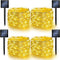 Dazzle Bright 4 Pack Solar String Lights Outdoor, Total 160FT 480LED Solar
