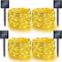 Dazzle Bright 4 Pack Solar String Lights Outdoor, Total 160FT 480LED Solar