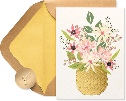 Papyrus Thank You Card - A World of Gratitude Design