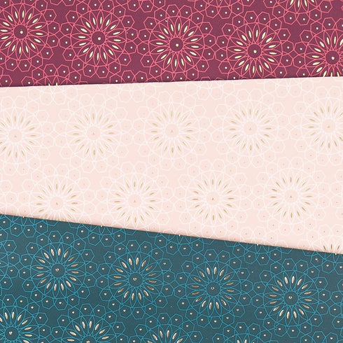 U Brands Hanging File Folders, Fleuri Jewel Tones, 12 Count