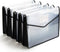FANWU Plastic File Folder, Poly Envelope, Expanding Document Folder with Snap Button Closure, Legal Size