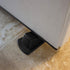 S&T INC. Heavy Duty Rubber Door Stopper - Black, 4.8 in. x 2.2 in. x 1.3 in, 4 Pack