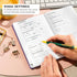 Clever Fox Password Book with Alphabetical Tabs - Internet Address Organizer Logbook, Medium Password Keeper (Purple)