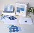 T&M Quality Designs LLC 100 5 Set, 4 6 Inch All Occasion Assorted Blank Cards Blue Pattern Designs Stationery
