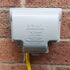 TayMac MX3300 RaynGuard Extra Duty Metal Weatherproof in-Use Cover, 1-Gang, Gray.