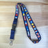 Nautical Boating Lanyard Badge ID Holder, Desert Cactus Keychain Souvenir, Detachable Breakaway Snap Buckle for Nurse