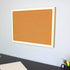 Flipside Products 18" x 24" Cork Bulletin Board - Natural Wood Framed, Memo Pin, Wall Mounted