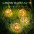 Honoson 3.9 Inch (4 Solar Globe Lights Outdoor - Waterproof Cracked Glass Balls for Lawn Patio Yard Backyard