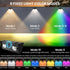 9 IP65, (8 Pack) SOLPEX Solar Fence Lights Outdoor, Fixed Colors Color Changing Fence Solar Lights Outdoor Waterproof