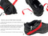 ESD Adjustable Anti Static Heel Grounder Straps, Single Piece for Electronics Protection (Red)