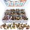 Ktehloy Rivet Nut Kit, 470Pcs SAE & Metric UNC Rivet Nut, Zinc Plated