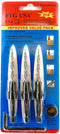 Countersink Drill Bit Set for Wood with Tapered Drill Bit, 3 Pc #10 (3/16")