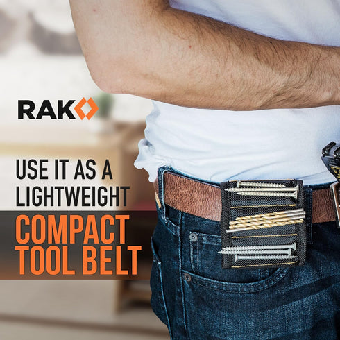 RAK Magnetic Wristband for Tools - Premium Tool Belt for Holding Screws Nails with Powerful Magnets, Birthday Gifts