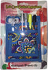 6 Piece Protective Lab Coat Pocket Organizer Kit, Beautiful Blue Paisley Pattern