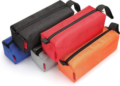 YOOFAN Tool Bags, 5 Packs Heavy Duty Tool Pouches with Zipper, Made with 1680D Oxford Fabric