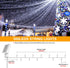 mimigogo Outdoor,500 165FT 8 Solar String Lights LED Christmas Lights with Modes and Timer, Remote Control for Holiday