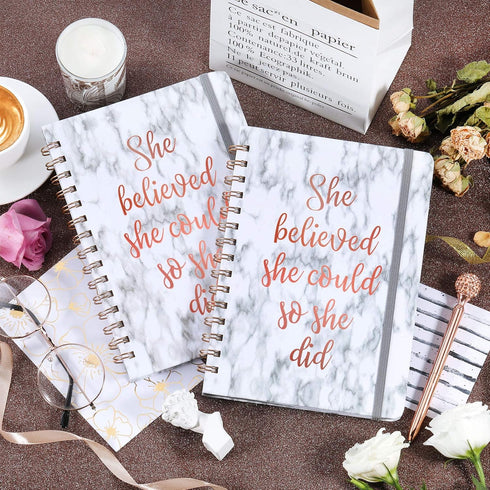 Frasukis Ruled Notebook/Journal - Spiral Notebook with Premium Thick Paper, 8.5" X 6.4", College Ruled Spiral Notebook, Waterproof Hardcover, Perfect for Daily by Frasukis
