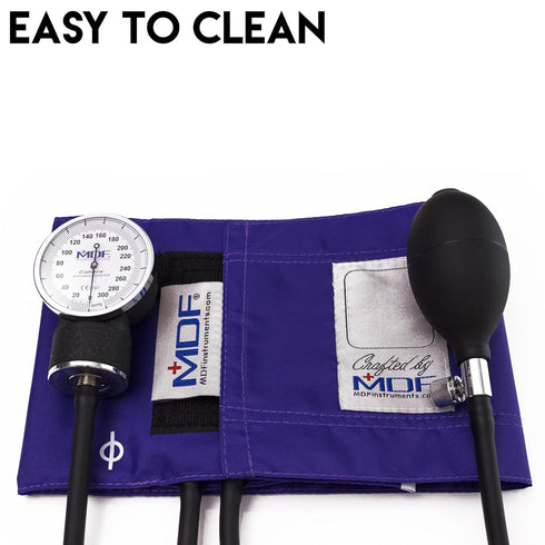 MDF Instruments Calibra Aneroid Premium Sphygmomanometer, Blood Pressure Monitor with Adult Cuff