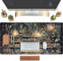 Forest Library Book Mouse Pad, Mystical Green Tree House XXL Extended Gaming Desk Mat for Women 31.5x15.7 in