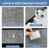 homyfort Over the Door File Organizer, Hanging Wall File Folders with 5 Large Pockets for Papers, Charts, Mails, Office