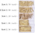 OMOTOOL Hardware Nail Assortment Kit, 510pcs Brass Plated Nails for Hanging Pictures and Woodworking