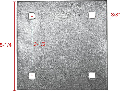Extreme Max 3005.5516 Dock Inside Corner Bracket Kit - Includes Two Inside Corners and Four Backer Plates.