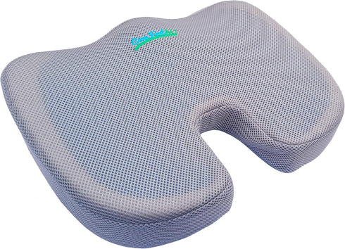 Comfort4U Orthopedic Memory Foam Seat Cushion for Car seat - Office Chair -