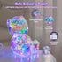 Aladdinas LED Night Light, Holographic Iridescent Diamond Design, Ready to Gift, Lamp Present, Nursery, Decor (Teddy