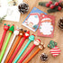 Whaline Christmas Notepad Set, 24Pcs with Gel Ink Pens, Self-Stick Notes, Office Supplies