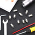Honoson 10 Pieces E10 LED Bulbs, 3 Volt Miniature Flashlight Bulbs, Cool White