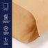 500 Count 7.5 10.5 3 Hospeco KL Waxed Kraft Receptacle Liner Bags, - Moisture-Resistant Feminine Hygiene Waste Bags