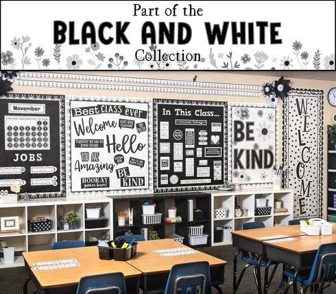 Teacher Created Resources Black and White Number Line (-20 to +120) Mini Bulletin Board for Classroom Use