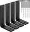 Claimed Corner Premium Heavy-Duty Shelf Brackets - Quarter Inch (1/4') Thick -