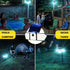 2 89 3 IP65 Bionic Flood Light Pk Solar Lights Outdoor Waterproof, Ultra Bright LEDs, Heads Wide Angle Motion Sensor
