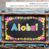 Barker Creek Letter Pop-Outs, 4" Kai Ola Sea Life Multicolor Designer Letters for Bulletin Boards and Displays