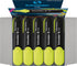 Schneider Job Highlighter, Chisel Tip, Black Barrel, Yellow Ink, Box of 10 (1505)
