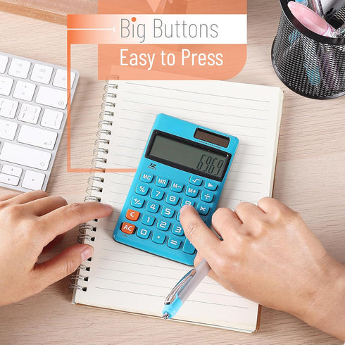 Mr. Pen Standard Function Calculator, 12 Digits Solar Calculator for Basic Office Use