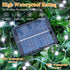 2 Pack 480LED 158FT, IP67 8 Solar String Lights Total Waterproof Solar Lights for Outside with Modes, Upgraded Solar