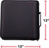Case-it The Mighty Zip Tab Zipper Binder - 3 Inch O-Rings, 5 Color Tab Expanding File Folder, 600 Sheet Capacity