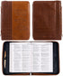Forro para Biblia Yo se Los Planes Jeremiah 29:11, Grande, Christian Art Gifts, Dos Tonos Marrón