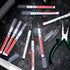 Multi-purpose Deep Hole Marker Pens, Long Nosed Marker for Woodworking, 12 Pieces