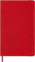 Moleskine Classic Notebook, Hard Cover, Large (5" x 8.25") Squared/Grid, Scarlet Red, 240 Pages by Moleskine