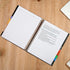 CAGIE 5 Subject College Ruled Notebook, 8.5'' x 11'' Hardcover with 5 Removable Colored Dividers, 240 Pages