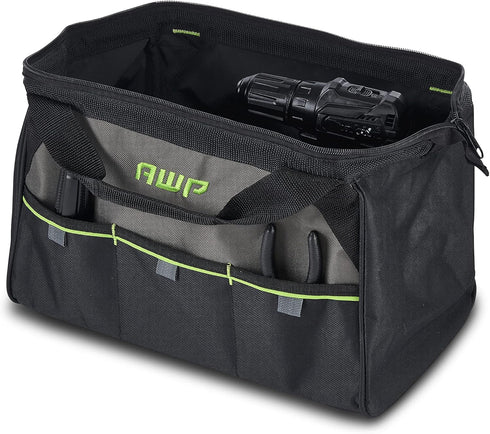 AWP 15 Inch Tool Bag - Compact Size with Apex Handle Design, Water-Resistant Construction