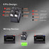 APIELE 3Pcs 3 Position Rocker Toggle Switch DPDT 6 Pin AC 125V/10A 250V/16A ON-Off-ON with LED Light KCD2-203N