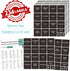 Hebayy 234 Minimalist Kitchen Food Labels, 216 Preprinted Stickers for Pantry Containers, Waterproof, No Residue
